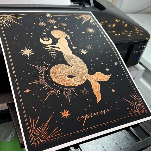 Capricorn Wall Art Celestial Zodiac Horoscope Print Poster Unframed - Picture 9 of 16